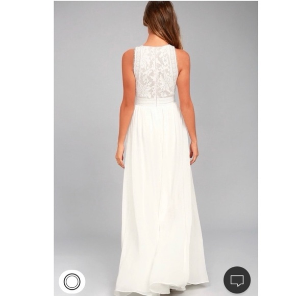 Lulus Always and Forever White Lace Dress - Picture 4 of 6